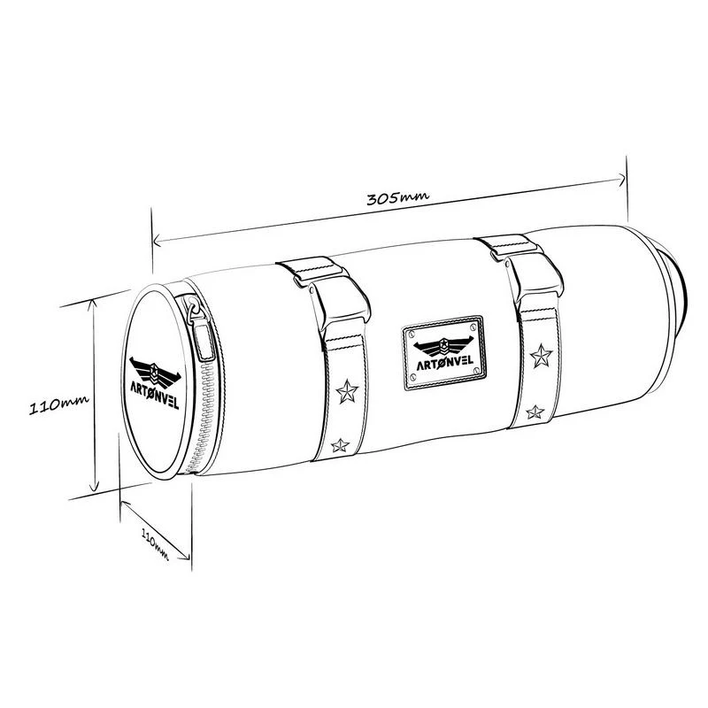 Artonvel Cylindric Bag Military
