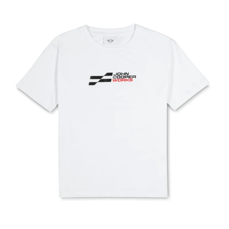 MINI JCW Logo T-Shirt Damen, weiß