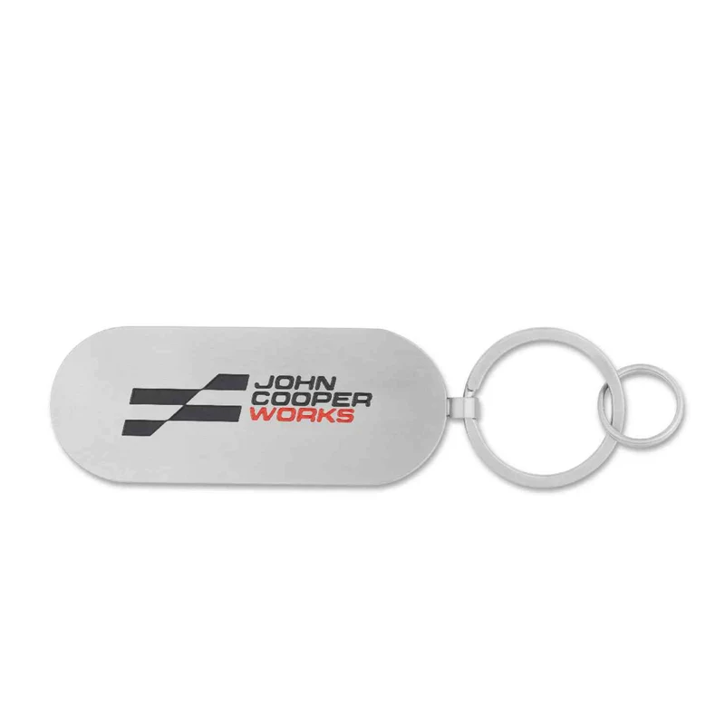 MINI JCW Logo Schlüsselanhänger, silber