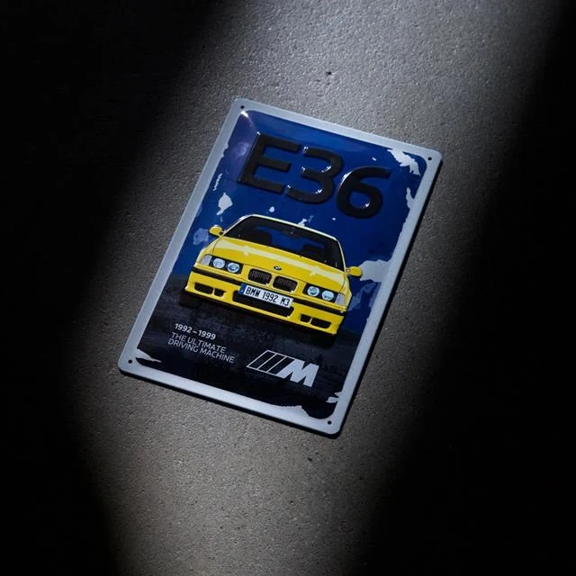 BMW M3 Blechschild E36