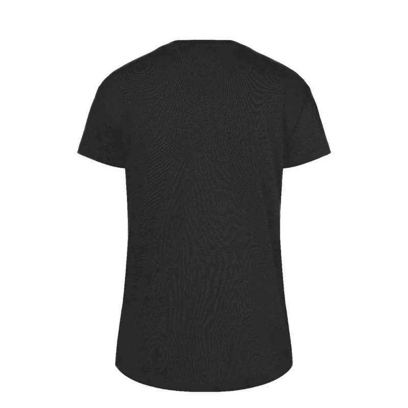 MINI 3D STRIPES WING LOGO T-SHIRT WOMEN´S - Black / Energetic Yellow / White, L