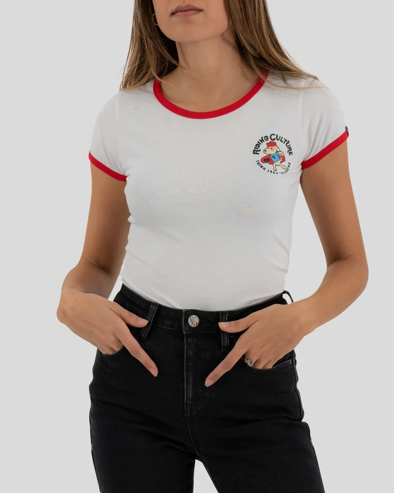 Sunrise Lady White T-Shirt