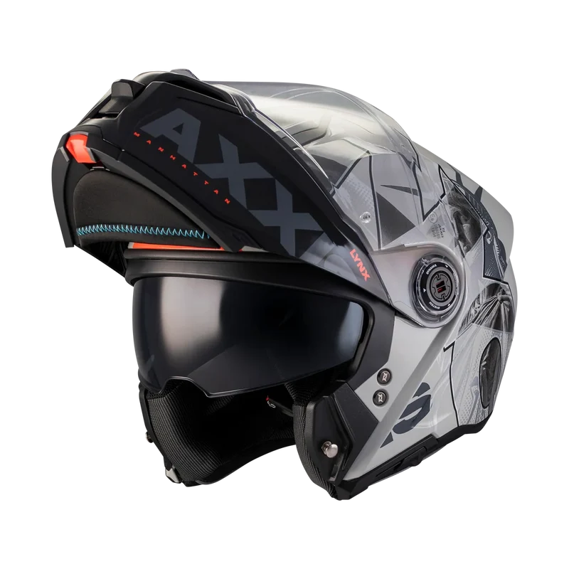 AXXIS FU410 SV LYNX SV MANHATTAN MODULAR CASCO DE MOTO C2 BRILLO