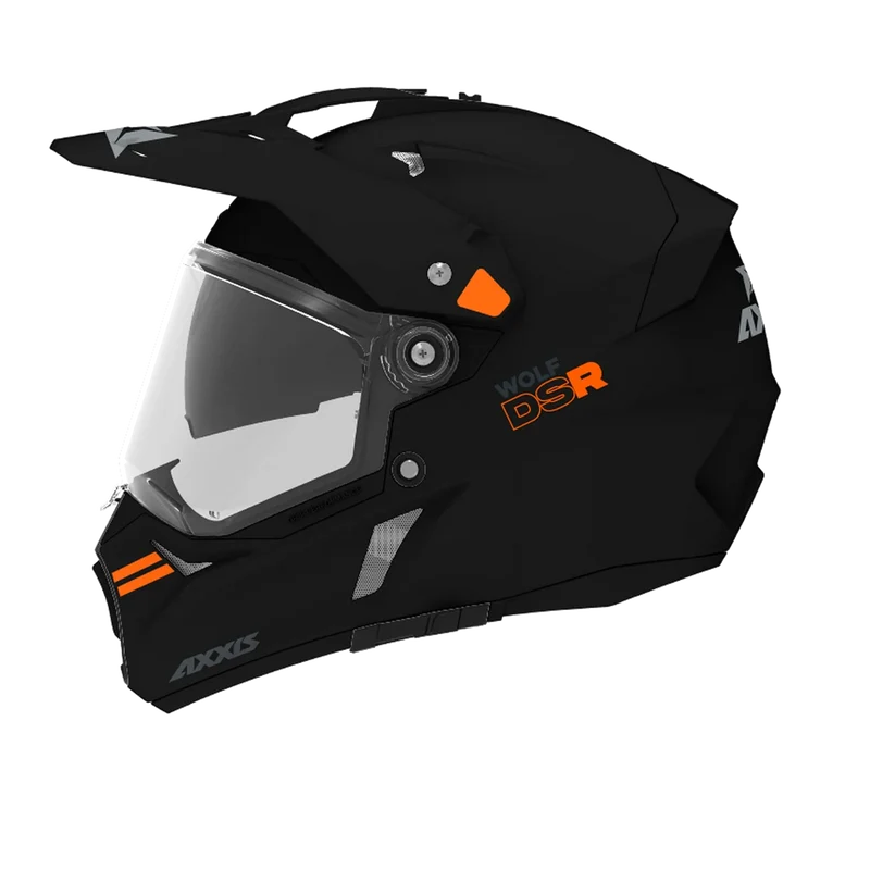 AXXIS DS803B SV WOLF DSR SV SOLID OFF ROAD CASCO DE MOTO A1 MATE