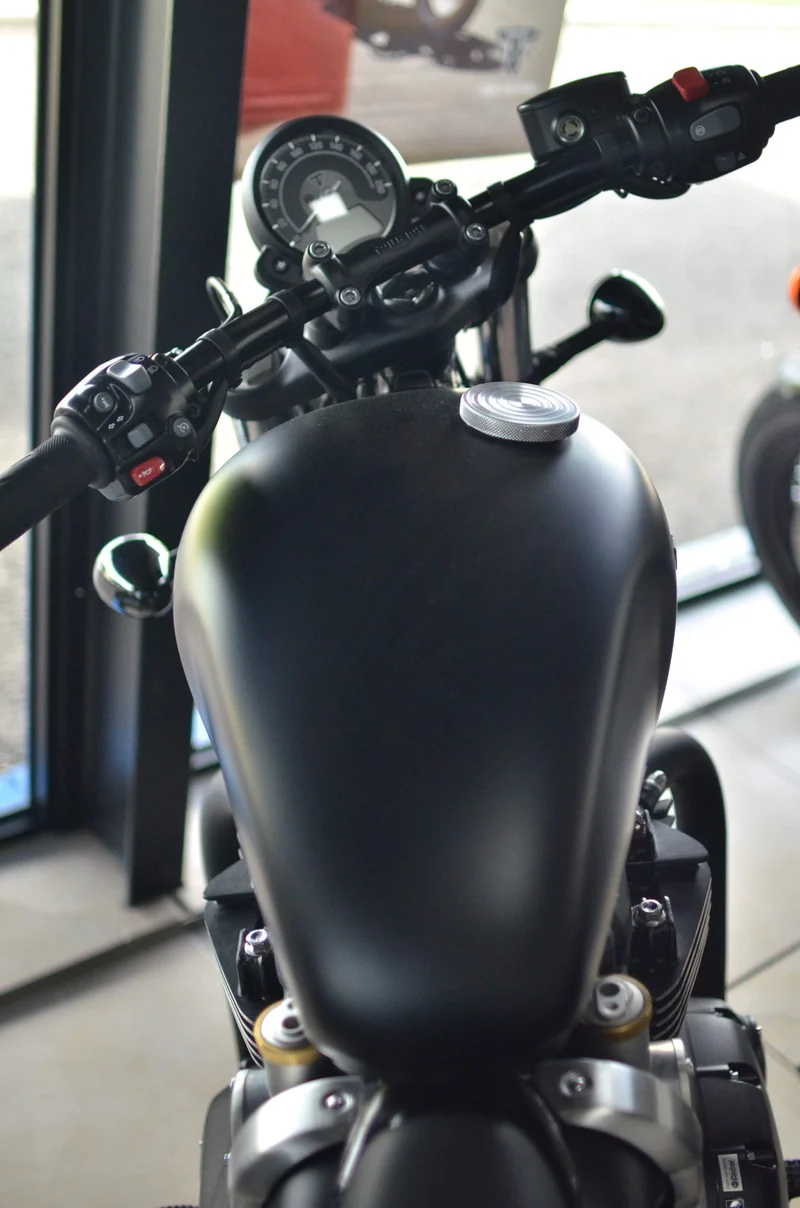 Tankdeckel Triumph Modell "Welle"
