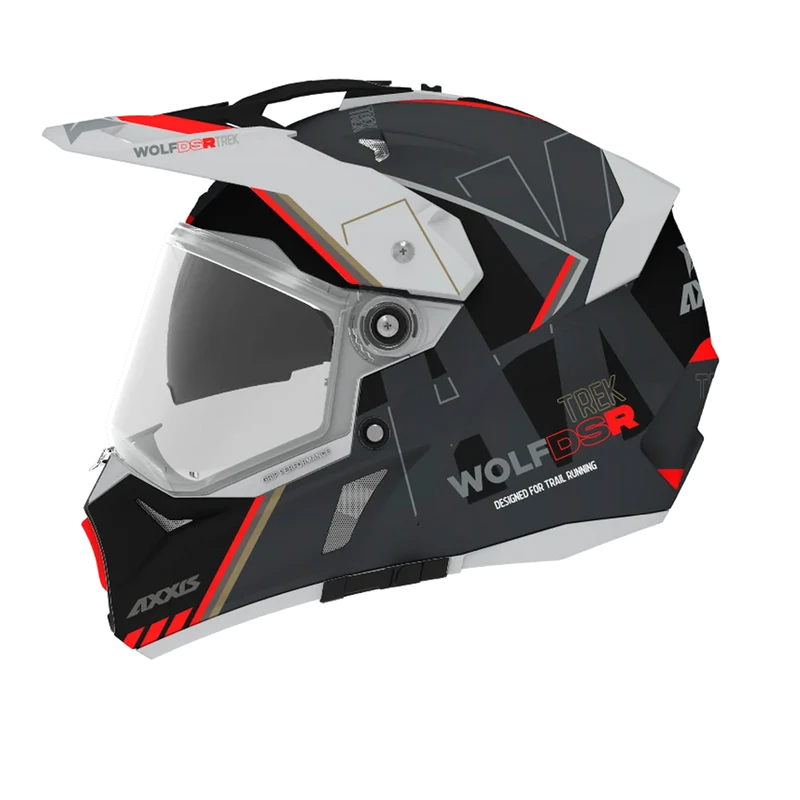 AXXIS DS803B SV WOLF DSR SV TREK OFF ROAD CASCO DE MOTO C5 MATE