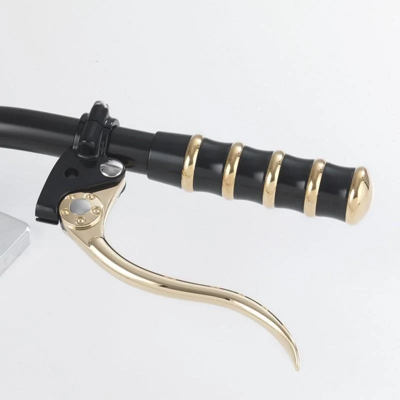 DELUXE LINE Kupplungshebel Messing schwarz