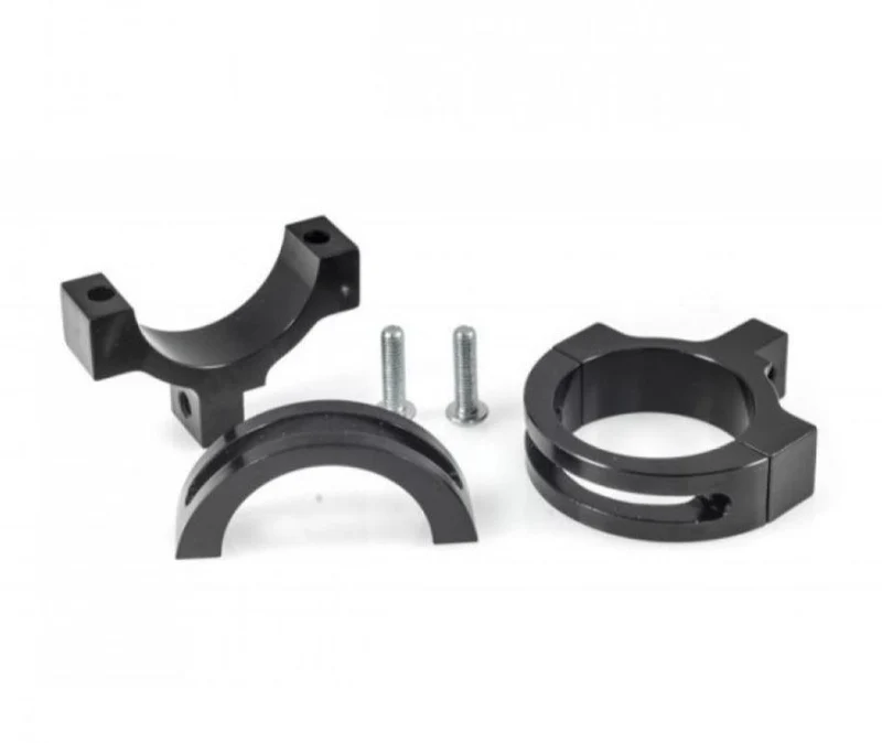 Scheinwerferhalterungen CNC Alu schwarz oder chrom eloxiert für Durchmesser 41 mm