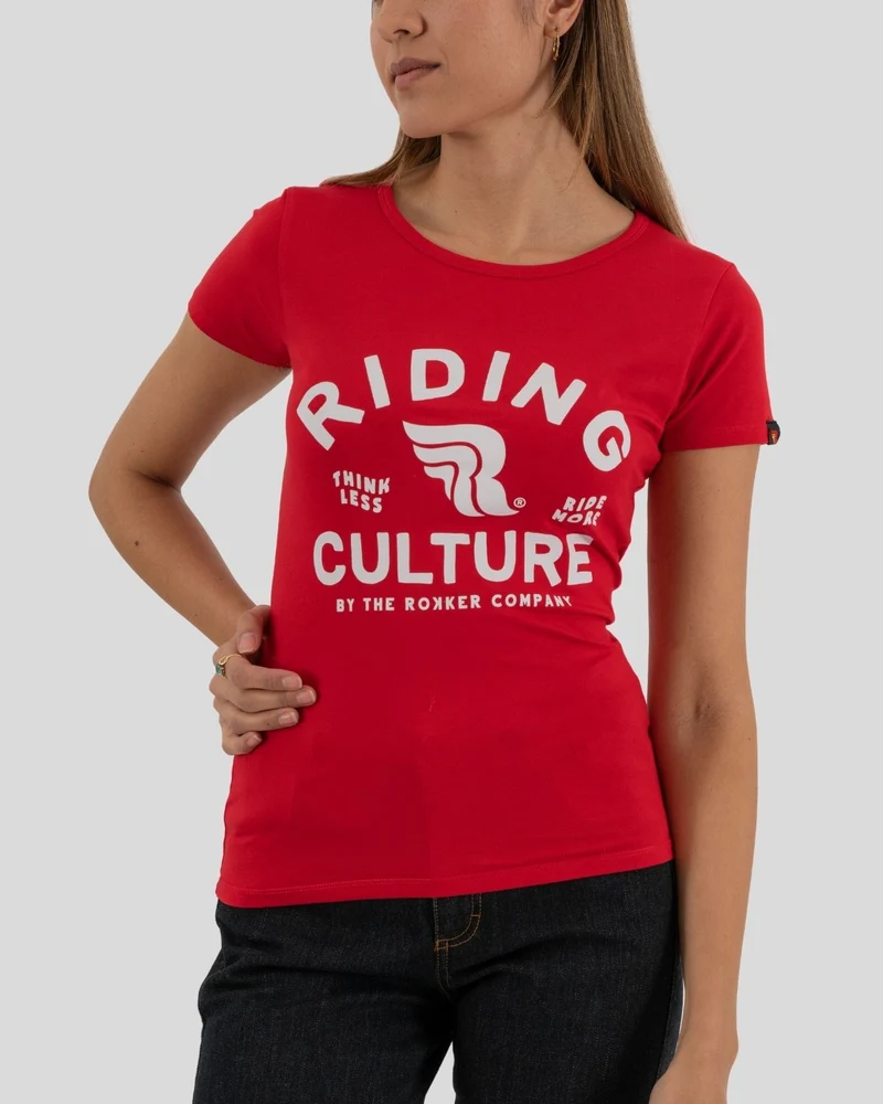 Ride More Lady Red T-Shirt