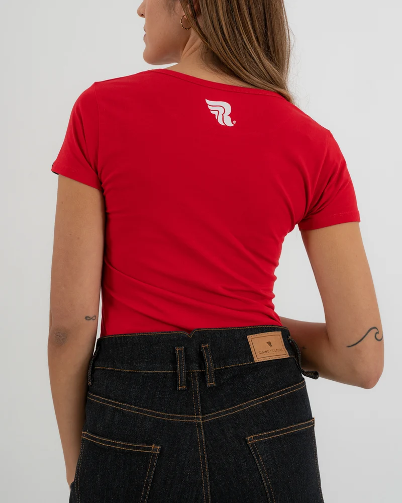 Ride More Lady Red T-Shirt