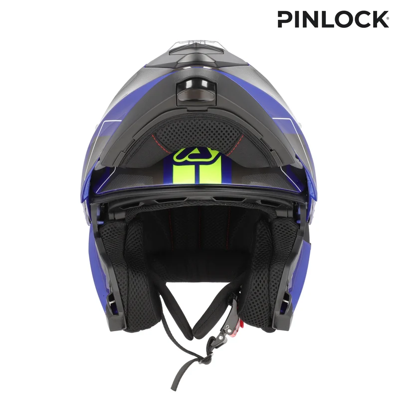 ACERBIS SEREL 22-06 114 CASCO MODULAR DE MOTO AZUL AMARILLO
