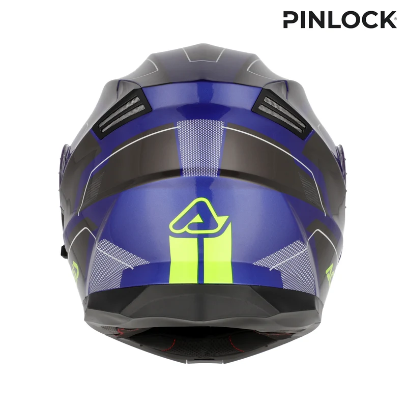 ACERBIS SEREL 22-06 114 CASCO MODULAR DE MOTO AZUL AMARILLO
