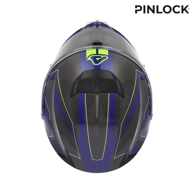 ACERBIS SEREL 22-06 114 CASCO MODULAR DE MOTO AZUL AMARILLO