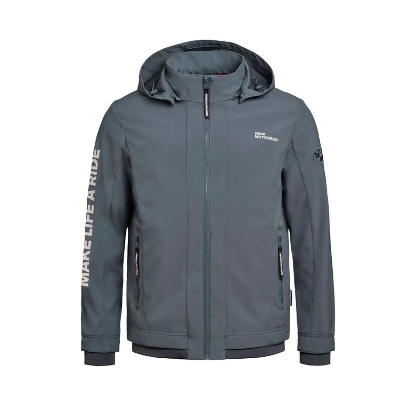 BMW Motorrad Softshelljacke Make Life a Ride, grau
