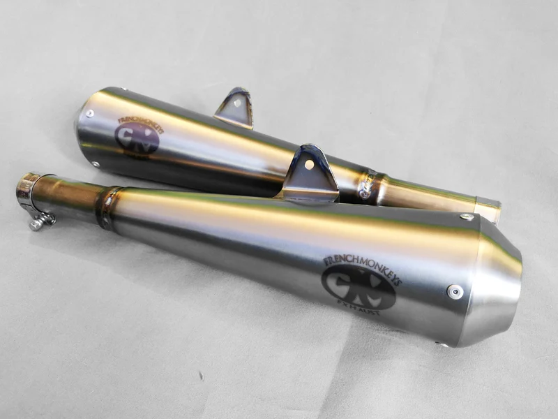 Custom Titan Megaphon Schalldämpfer For BMW R (Das Paar)