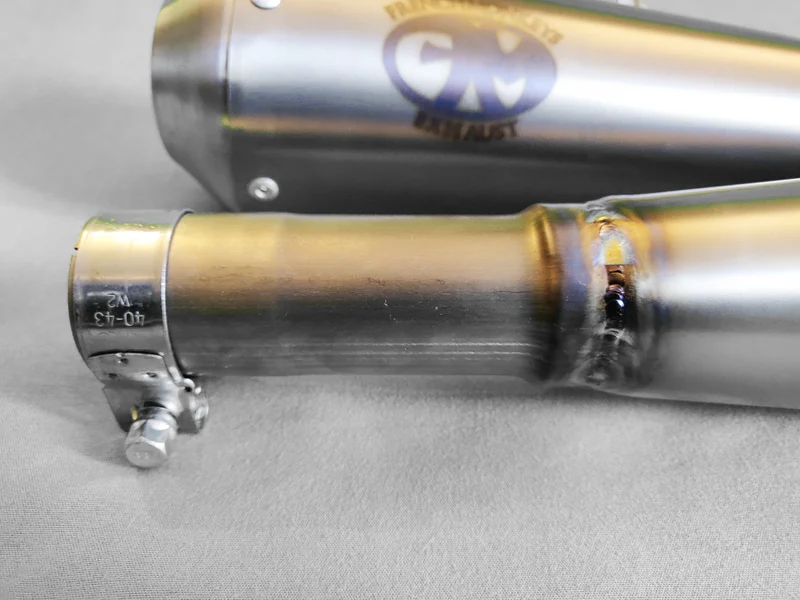 Custom Titan Megaphon Schalldämpfer For BMW R (Das Paar)