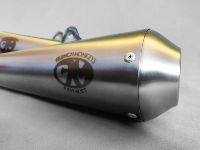 Custom Titan Megaphon Schalldämpfer For BMW R (Das Paar)