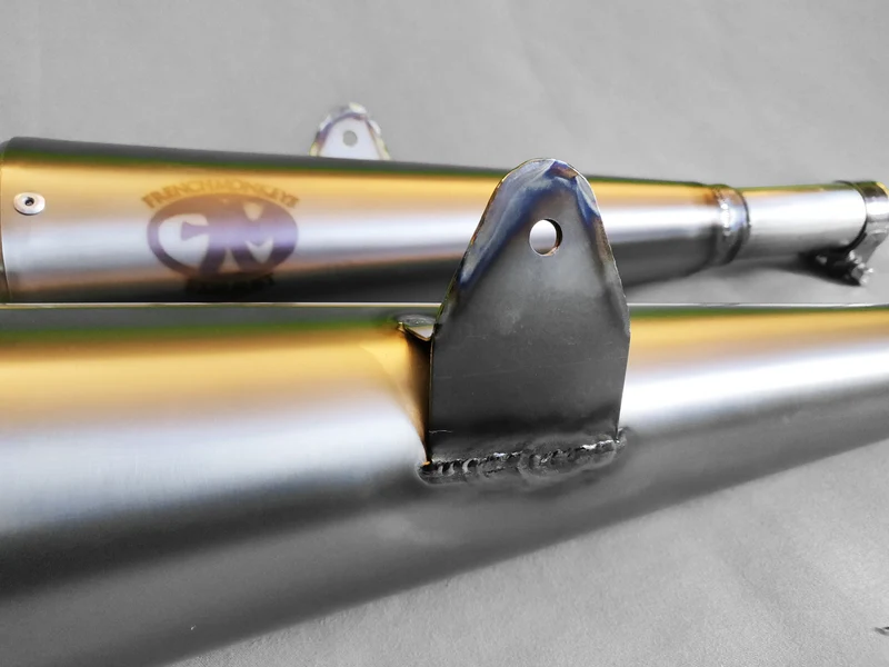 Custom Titan Megaphon Schalldämpfer For BMW R (Das Paar)