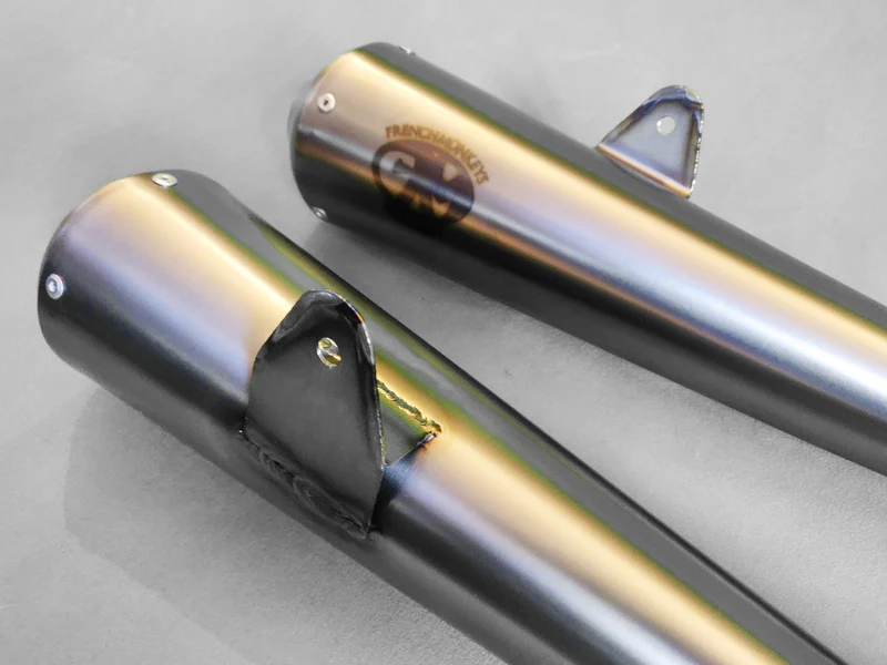 Custom Titan Megaphon Schalldämpfer For BMW R (Das Paar)