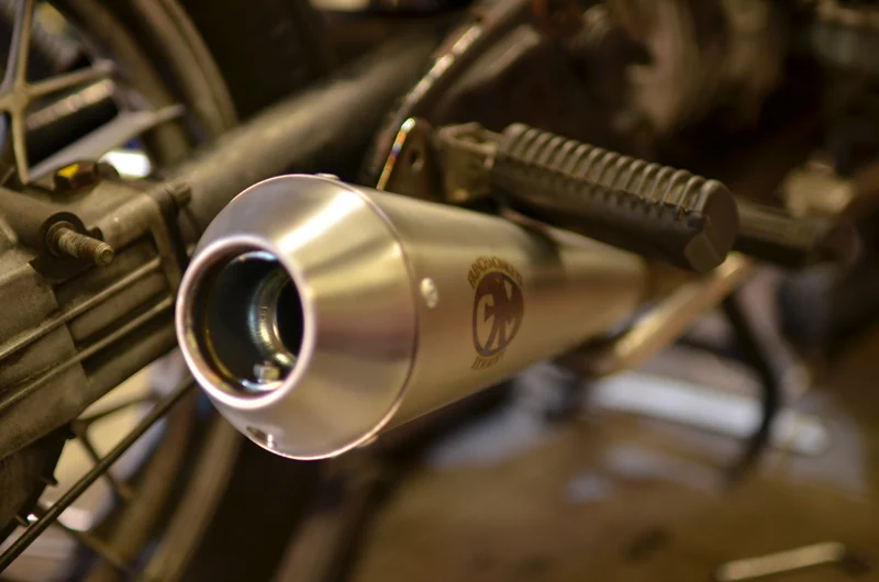 Custom Titan Megaphon Schalldämpfer For BMW R (Das Paar)