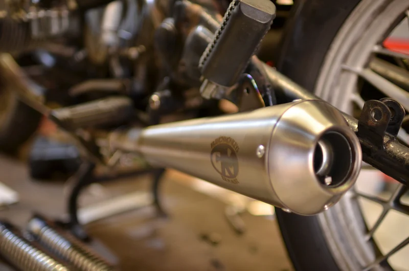Custom Titan Megaphon Schalldämpfer For BMW R (Das Paar)