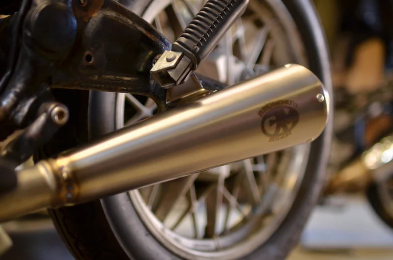 Custom Titan Megaphon Schalldämpfer For BMW R (Das Paar)