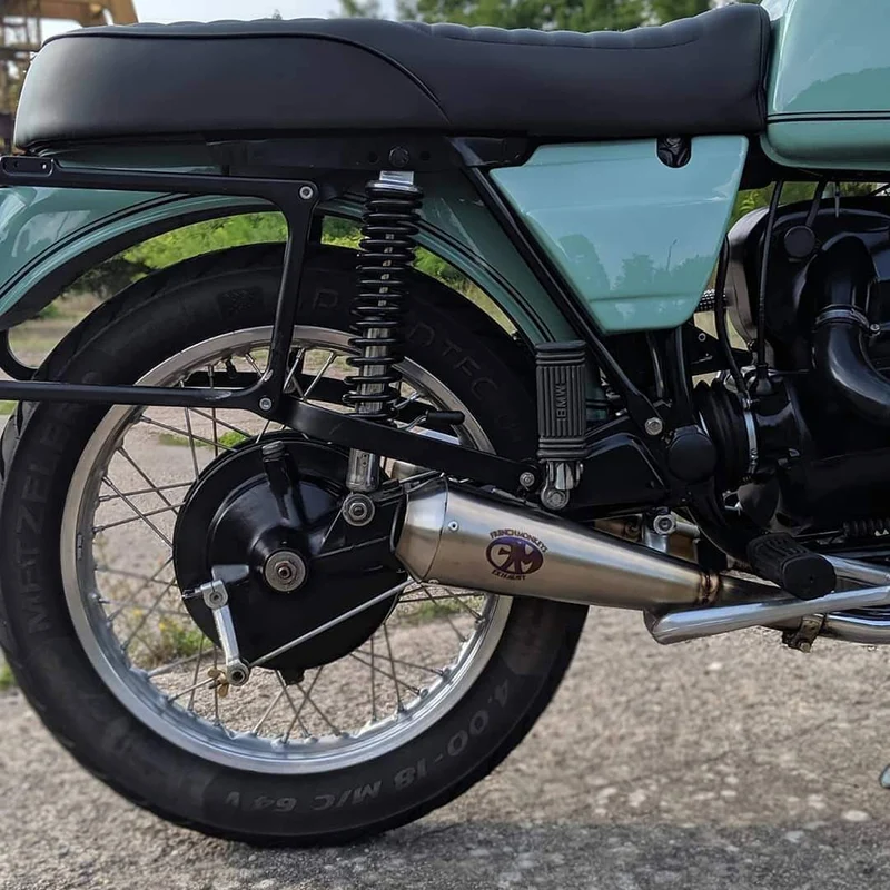 Custom Titan Megaphon Schalldämpfer For BMW R (Das Paar)