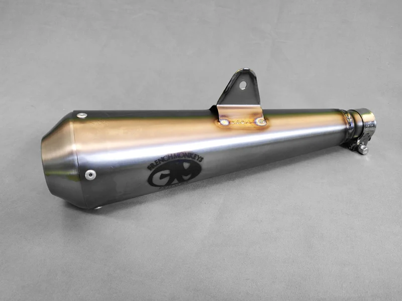 Kundenspezifischer Universal Titanium Megaphon Schalldämpfer (Paar)