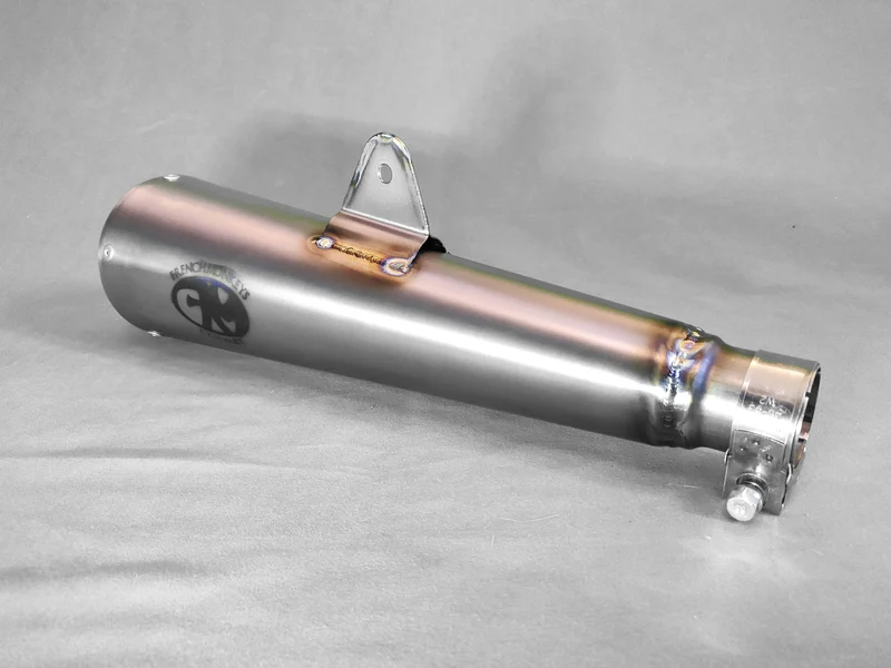 Kundenspezifischer Universal Titanium Megaphon Schalldämpfer (Paar)
