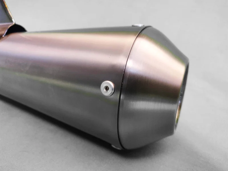 Kundenspezifischer Universal Titanium Megaphon Schalldämpfer (Paar)