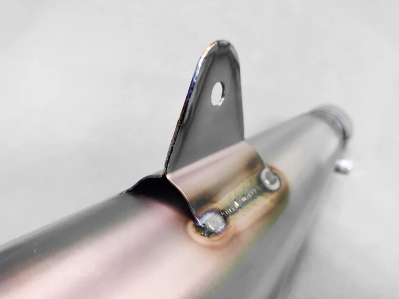 Kundenspezifischer Universal Titanium Megaphon Schalldämpfer (Paar)