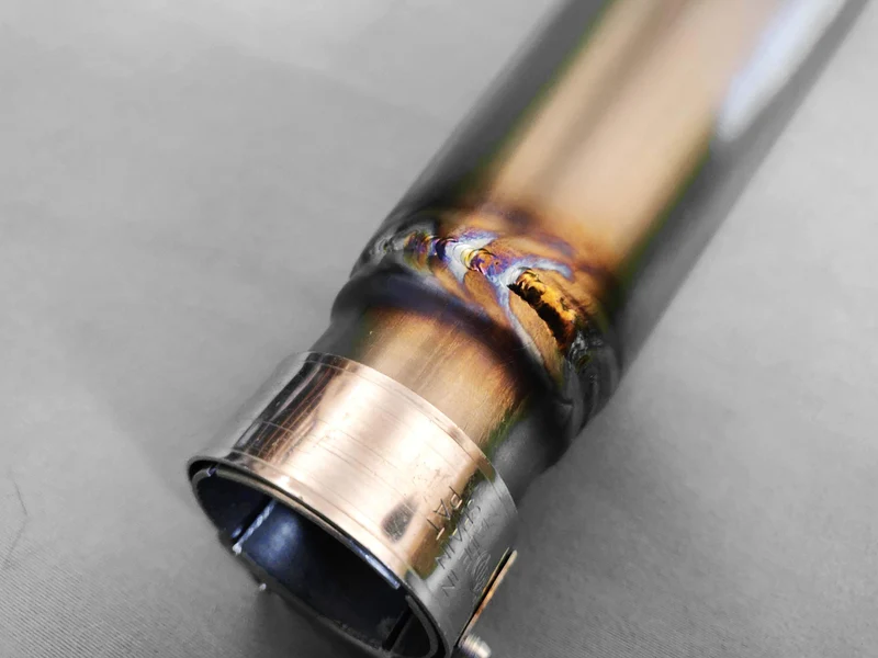 Kundenspezifischer Universal Titanium Megaphon Schalldämpfer (Paar)