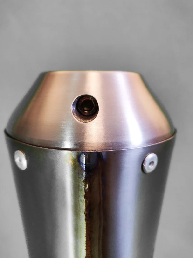 Kundenspezifischer Universal Titanium Megaphon Schalldämpfer (Paar)