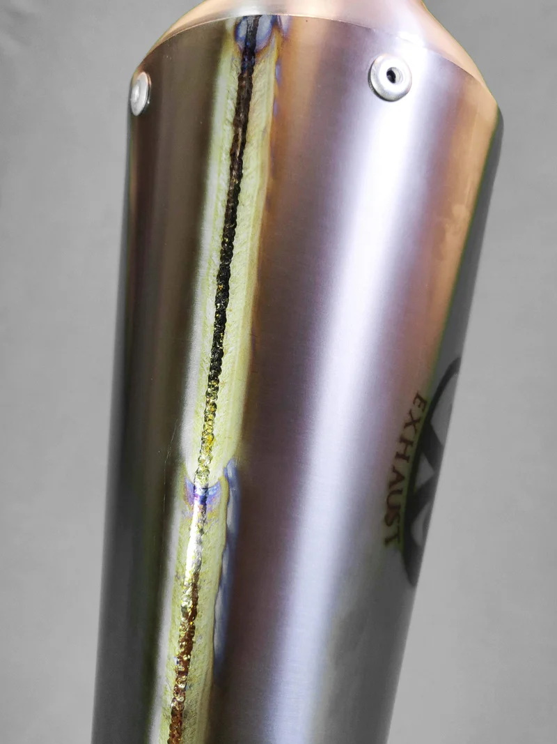 Kundenspezifischer Universal Titanium Megaphon Schalldämpfer (Paar)