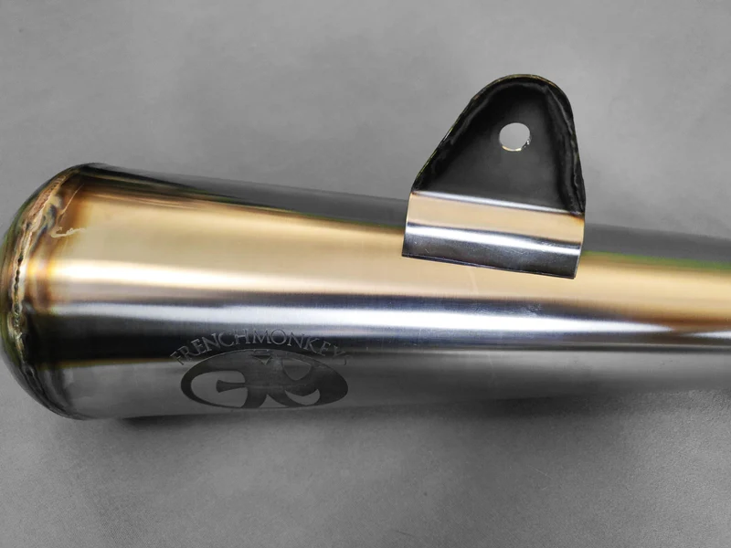 Kundenspezifischer Universal Titanium Megaphon Schalldämpfer (Paar)