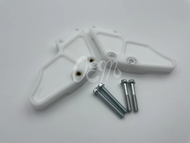 Kawasaki KX80/KX85/KX100 1986-2013 Chain Guide Set - Available in Black or White