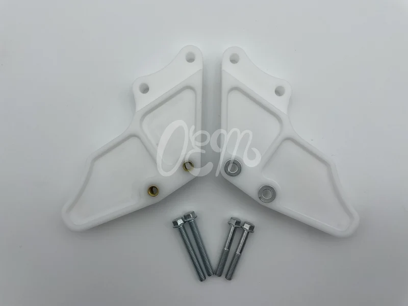 Kawasaki KX80/KX85/KX100 1986-2013 Chain Guide Set - Available in Black or White
