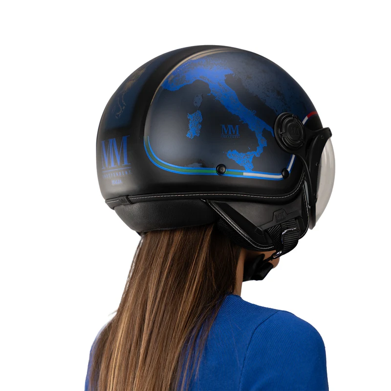 Casco Italia Nero Impulso