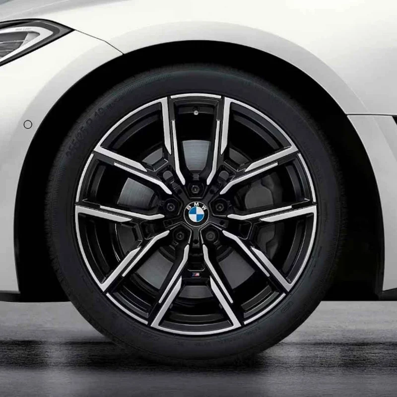 BMW M Y-Speiche 859M Jet Black Uni hochglanzpoliert Winterkomplettradsatz