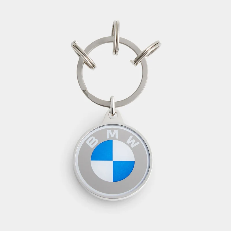 BMW Logo Schlüsselanhänger, silber