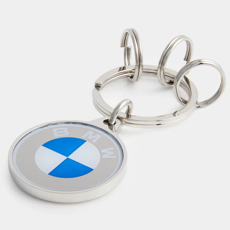 BMW Logo Schlüsselanhänger, silber