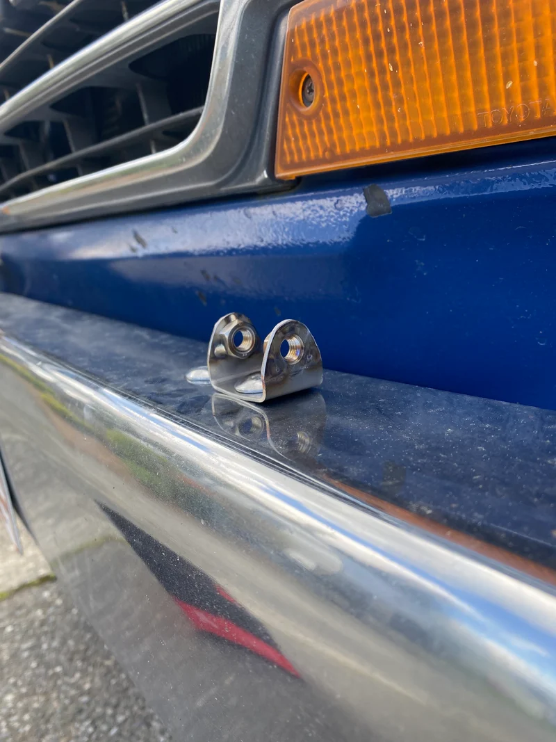 Stainless steel fog light bumper brackets *Pair*