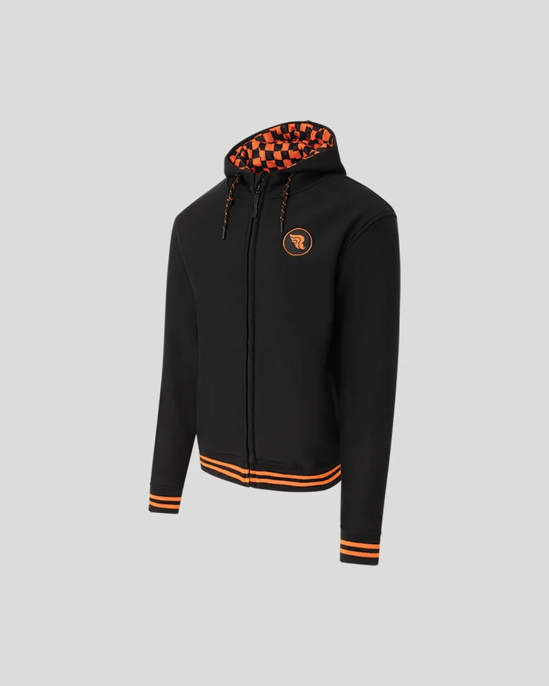 Riding Hoodie (AA) Orange/Checkerboard