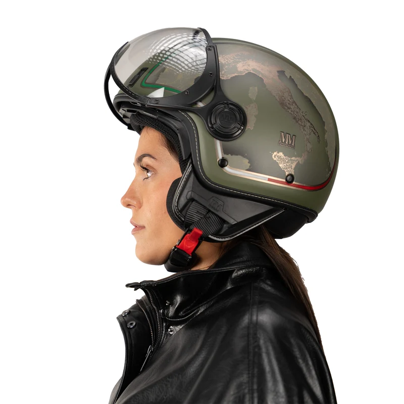 Casco Italia Verde Avanguardia