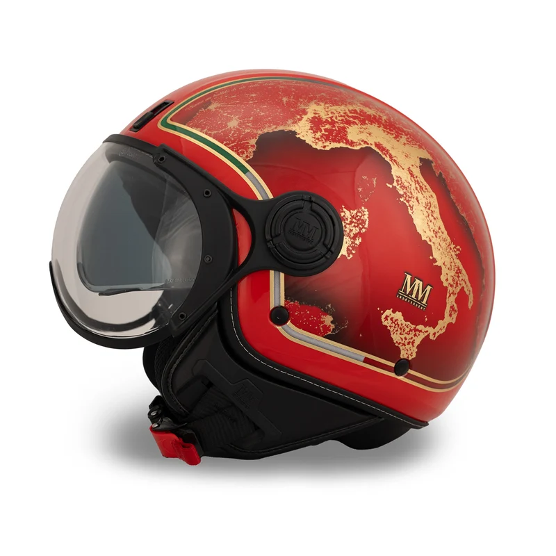 Casco Italia Rosso Eclissi