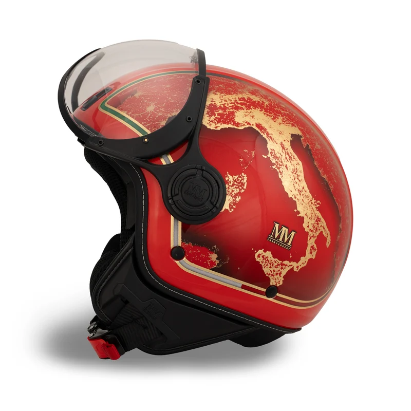 Casco Italia Rosso Eclissi