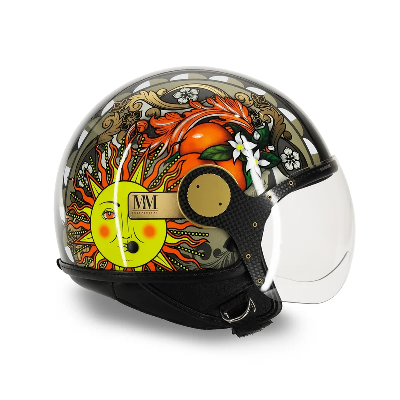 Casco Sicilia Magnolia Nero Lucido Limited Edition