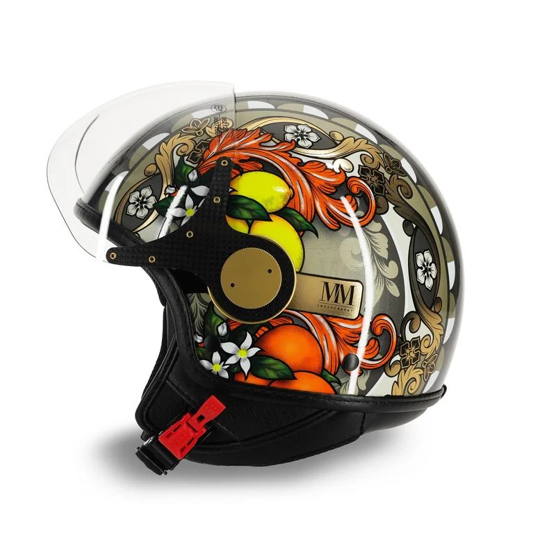 Casco Sicilia Magnolia Nero Lucido Limited Edition