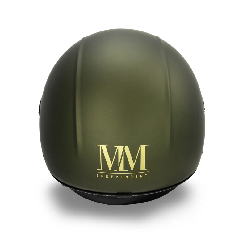 Casco JET A-Ventura Verde Oliva Monocromo di MM Independent