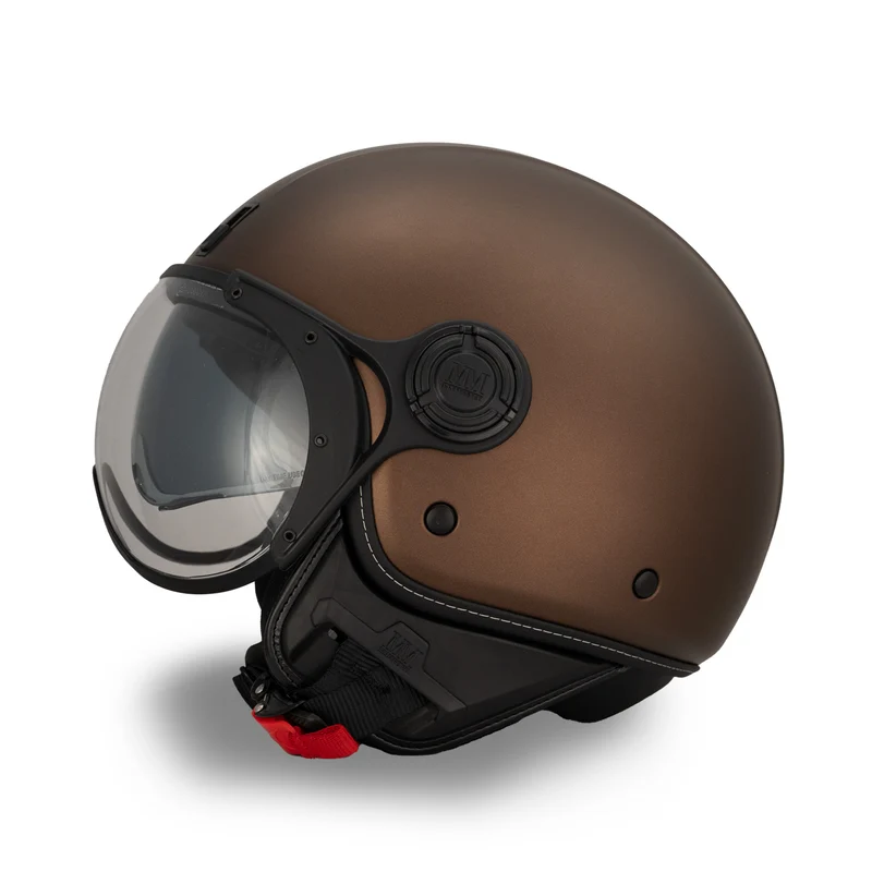 Casco JET A-Ventura Brown Monocromo